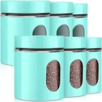 6 Pack Kitchen Canisters Set 20 Oz Airtight Stainless Steel Food Storag. Fixed Price $53.42.