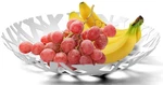 White Modern Home Creative Fruit Bowl Basket For Counters Kitchen Countertop. Fixed Price $31.02.