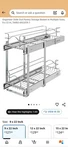 Rev-a-shelf 2 Tier Kitchen Cabinet Pullout. Fixed Price $75.00.