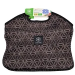 Gaiam Lunch Clutch Fol Onyx Neoprene Insulated 5.0L Bag Black Geometric Floral. Fixed Price $16.95.