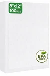 100 Vacuum Sealer Bags 8"X12" Quart Food Storage For Saver, Meal. Fixed Price $16.99.