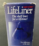 Shelf Lifeliner Heavy Duty Lays Flat Ez-clean Durable 12 X25' White Warps. Fixed Price $16.00.