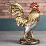 7.5"H Color Gold/silver Rooster Figurine Ornament Home Decor Unique Gift. Fixed Price $32.59.