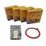 48 Viceroy Wide Mouth Jar Rubbers With Tab And Sunivale Dissolvable Labels. Fixed Price $31.99.