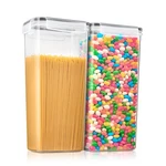 Sorbus Airtight Tall Food Dispenser Containers Lids Kitchen Pantry Storage -2 Pk. Fixed Price $44.99.