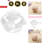 Cupcake Holders INDIVIDUAL,50 Containers Disposable Clear Plastic .... Fixed Price $22.31.
