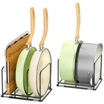 Pan And Pot Organizer Rack, Cutting Board For Cookie Sheet,frying P.... Fixed Price $35.98.