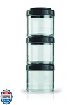 Blenderbottle Gostak Twist N' Lock Storage Jars, 150CC 2-PAK, White. Fixed Price $20.00.