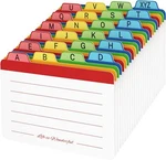 Inches Index Card Dividers, Alphabetical 4''X6''-24PACK, Normal Pattern. Fixed Price $11.51.