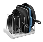 Youcopia Storemore Cookware Rack With Tall Steel Wires, Adjustable Pan And Li.... Fixed Price $24.99.