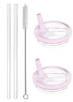 Rimoleur 32OZ Tumbler Flip Straw Lid Replacement 2-PACK For Hydrojug Pink. Fixed Price $29.32.