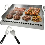 Universal Stainless Steel Flat Top Griddle Insert For Gas Charcoal Grills R. Fixed Price $144.92.