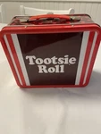 Loungefly Tootsie Roll Tin Lunch Box Tote Red Hearts Metal 2010 Collectible. Fixed Price $15.00.