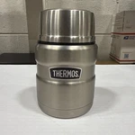 Thermos Stainless King Vacuum-insulated Food Jar 16 Ounce, Matte Steel. Fixed Price $9.99.