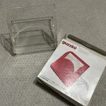 Mcm Guzzini Italy Clear Acrylic Napkin Holder. Fixed Price $40.00.