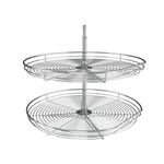 Rev-a-shelf 5272-20 Cr Inch Chrome D-shaped Tray Set New Old Stock Ships Fast. Fixed Price $229.95.