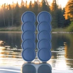 Lot Of 6 Pyrex 7202-PC Cobalt Blue Lid Replacement Storage Cover For 1 Cup Bowl. Fixed Price $14.98.