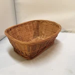 Woven Wicker Basket Home Decor Small Rectangular Storage Cottagecore Farmhouse. Fixed Price $9.50.