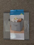 Interdesign Chevron Fabric Closet Organizer Storage Cube Holiday Home Cor. Fixed Price $18.00.