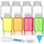 Lovlle Juice Shot Bottles With Caps - 8 Pack Glass, Clear. Fixed Price $24.84.