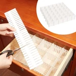 80 Pcs Drawer Dividers Adjustable Plastic Organizer Diy Separators Storage Di.... Fixed Price $52.27.