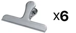 Norpro Stainless Steel Jumbo Bag Clip, 4 Inches (6-PACK). Fixed Price $35.08.
