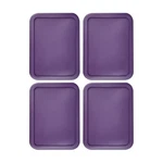 Replacement Lids For Pyrex 7212-PC 11-CUP Rectangle Purple 8" 9.75" 4-PACK. Fixed Price $15.99.