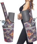 Canvas Yoga Bag Fits Most Mats With Large Storage Pockets Hold. Fixed Price $31.99.