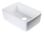 Alfi Brand AB503 White 24" Smooth Small Fireclay Farmhouse Kitchen Sink. Fixed Price $440.94.