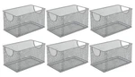 Ybm Home Mesh Storage Box, Silver Great For School Office Suppli.... Fixed Price $138.86.