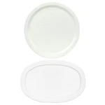 Corningware F-15-PC 15OZ French White Lid And F-16-PC 16OZ. Fixed Price $14.99.