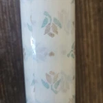 Vintage 1989 Rubbermaid Stitch Rose Self Adhesive Shelf Liner 8.3 Sq Ft. Fixed Price $15.00.