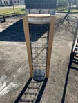 Sterling Vineyards 36 Bottle Commercial Wine Display Rack W/ Top. Fixed Price $150.00.