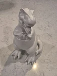 Target Threshold White T-rex Dinosaur Cookie Jar 2016 Htf Pottery. Fixed Price $65.00.
