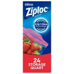 Ziploc Quart Food Storage Bags 168 Count , Grip 'n Seal Technology For Easier. Fixed Price $49.99.