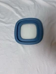 Rubbermaid Premier 10M3M4 Blue Square Replacement Lid Clear Window. Fixed Price $9.99.