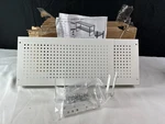 Wobmmi White Expandable Spice Rack Rectangular Kitchen Cabinet Shelf Organizer. Fixed Price $29.99.