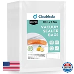 Cloudslucky Vacuum Sealer Food Bags 10"X12" 100 Pcs, Meal, Bpa-free. Fixed Price $31.33.
