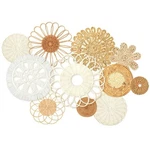 Tatuo 11 Pcs Boho Wall Basket Decorative Bulrush Woven. Fixed Price $69.64.