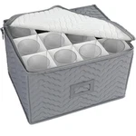 Stemware Storage Container - Deluxe Quilted Case With Dividers For 12.... Fixed Price $26.68.