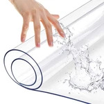 Plastic Clear Table Protector Easy Clean Pvc Cover Mat Wipeable Desk Pr.... Fixed Price $76.97.