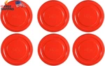 Mian Red Plastic Lids Fits Luminarc Working Glass 6 Pack. Fixed Price $12.92.