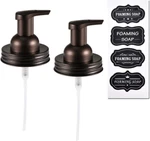 Mason Jar Foaming Soap Dispenser Lids, Plastic Pump Rustproof Stainless Steel. Fixed Price $16.07.