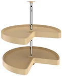 Rev-a-shelf LD-2472-24-1 Lazy Daisy Polymer Double Tier 24" Almond. Fixed Price $75.68.