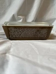Pyrex Woodland Brown Vintage Baking Casserole Dish 0503 With Lid. Fixed Price $15.99.
