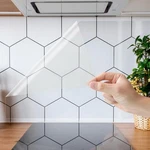 Shackcom Clear Contact Paper Roll Self-adhesive Kitchen Backsplash Wall Prote.... Fixed Price $65.00.