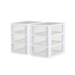 Sterilite 6QT Stacking Storage Drawer, Plastic Home Organizer Bin, Clear, Pack. Fixed Price $40.59.