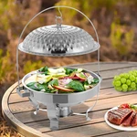 8L Stainless Steel Round Stove Diamond Hanging Lid W/handle For Kitchen. Fixed Price $92.97.