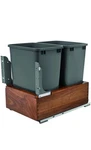 Rev-a-shelf 4WC-WN-18DM2-SC Wood Classics 15"W Walnut Bottom Mount. Fixed Price $257.04.
