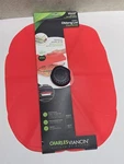 Charles Viancin Poppy Large Oblong Silicone 10X14 & Mini Drink Lids Set. Fixed Price $35.00.
